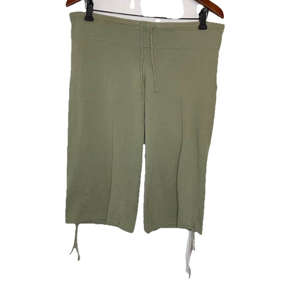 Hollister Y2K 2000s Faded Olive Green Bermuda Short  Juniors Medium Cotton